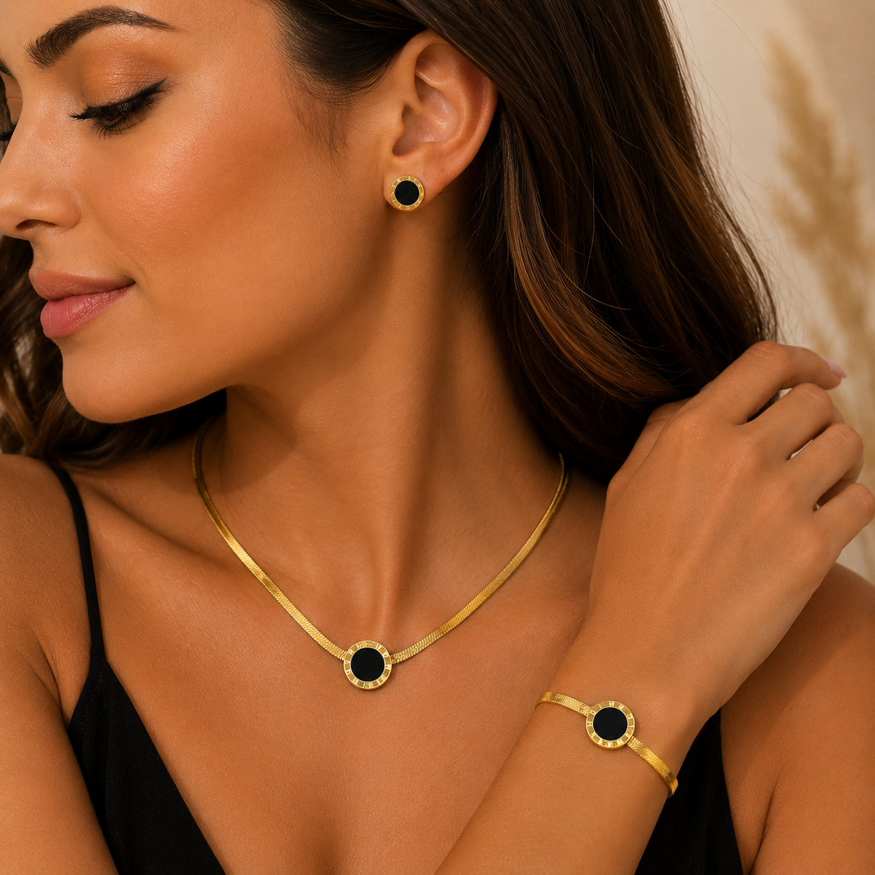 Conjunto Romano Black