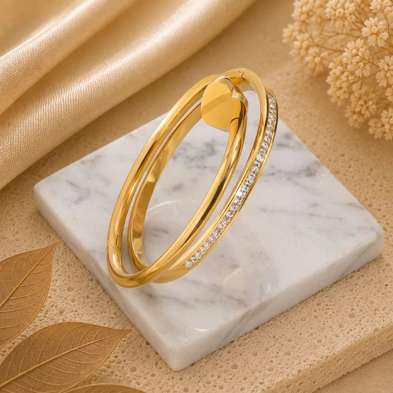 Conjunto de Braceletes Prego