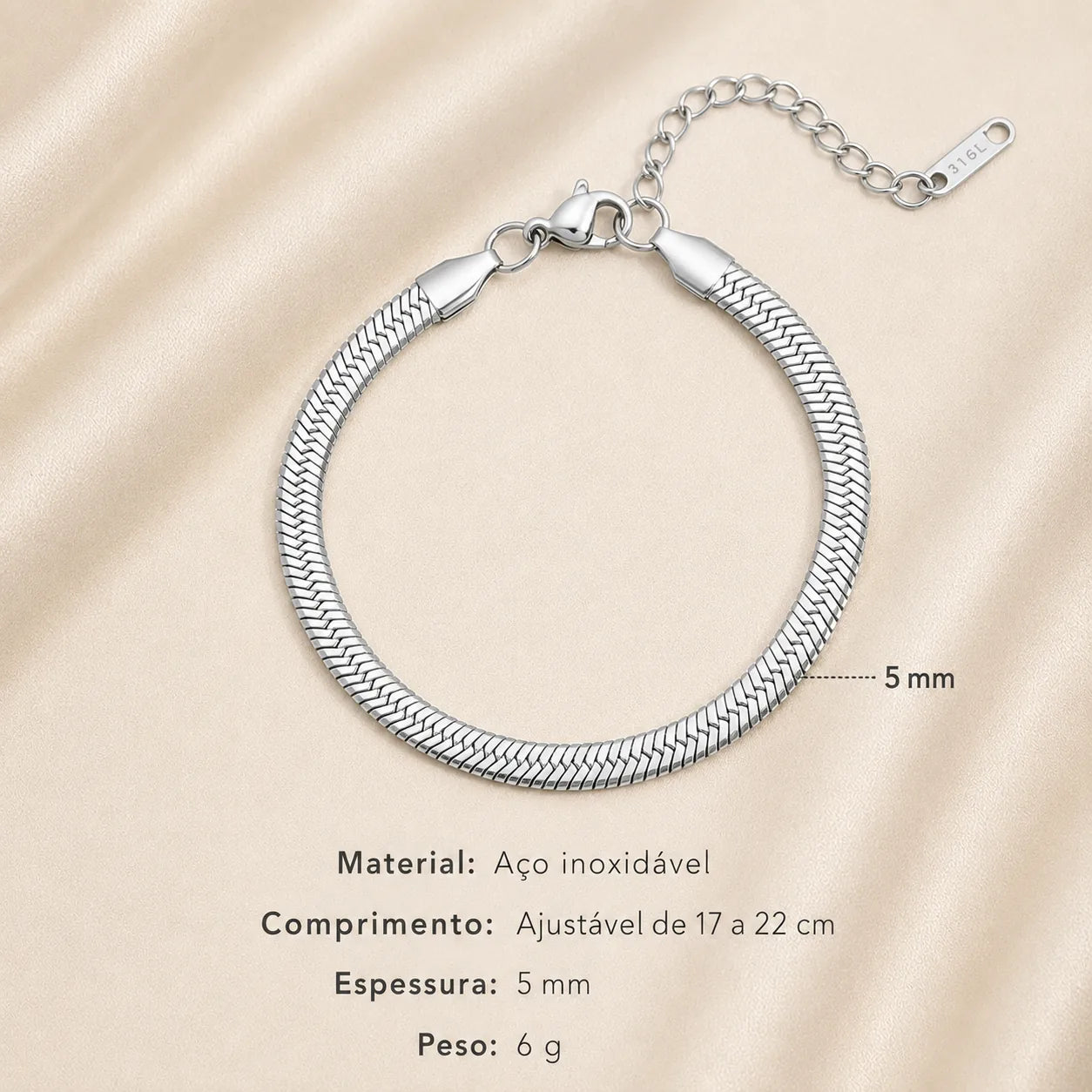 Pulseira Escama de Peixe