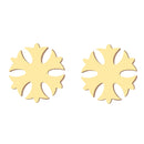 brincos, brincos femininos, brinco de cruz, brinco de cruzinha, brinco dourado, brincos antialérgicos, brinco folheado a ouro, brinco banhado a ouro, brinco de argola,