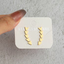 brincos, brincos femininos, brinco de cruz, brinco de cruzinha, brinco dourado, brincos antialérgicos, brinco folheado a ouro, brinco banhado a ouro, brinco de argola,