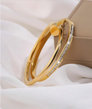 Braceletes - Conjunto de 2 peças - Prego e Zircônia