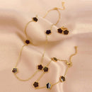 Conjunto - 3 Peças-Colar/Pulseira/Brincos - varias cores