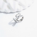 Brinco/Piercing Fake X com Zircônias