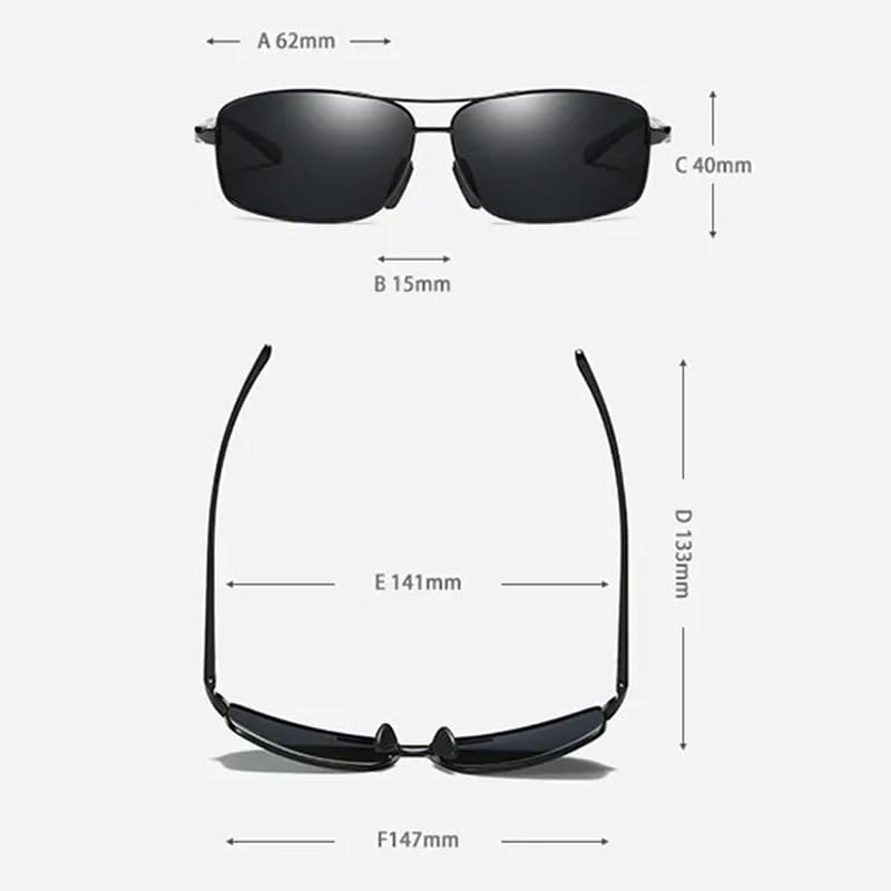 Óculos de sol clássico retro masculino UV400