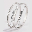 Conjunto de 2 Peças de Braceletes com pontos de luz e zircônia