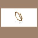 Anel Linha paralelas com zircônias