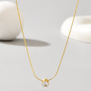 Colar Ponto de Luz de zircônia