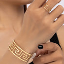 Conjunto Romano - 1 bracelete e 1 anel