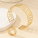 Conjunto Romano - 1 bracelete e 1 anel