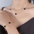 Conjunto - 3 Peças-Colar/Pulseira/Brincos - varias cores