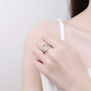 Anel União com zircônias