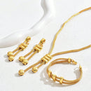 Conjunto de 3 peças/Brincos/Pulseira/Colar