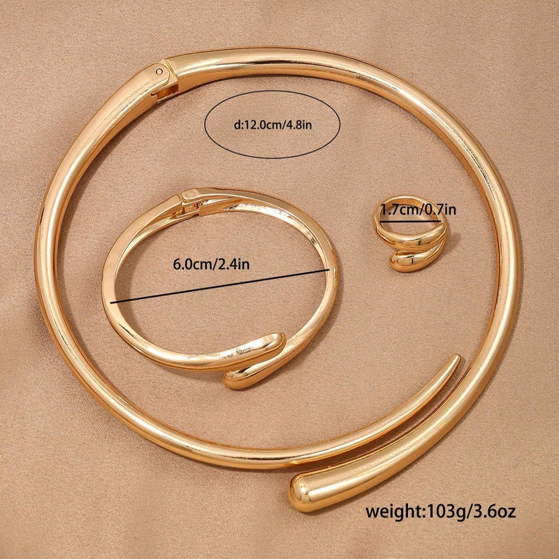 Conjunto-Colar/Pulseira/Anel