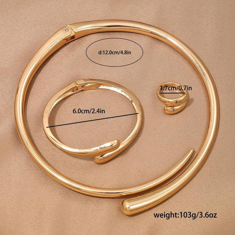 Conjunto-Colar/Pulseira/Anel