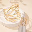 Conjunto Folha - 1 bracele e 1 anel