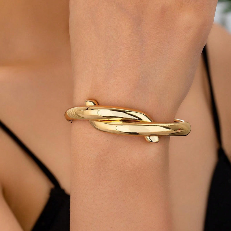 Bracelete Torcido Tendência Feminina