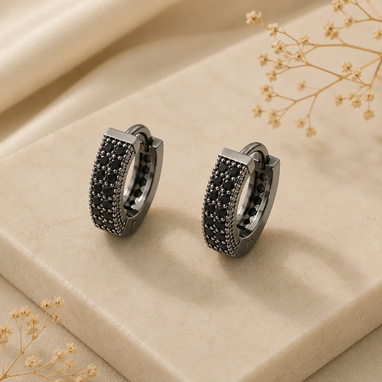 Brincos Argola Premium com Micro Zircônias