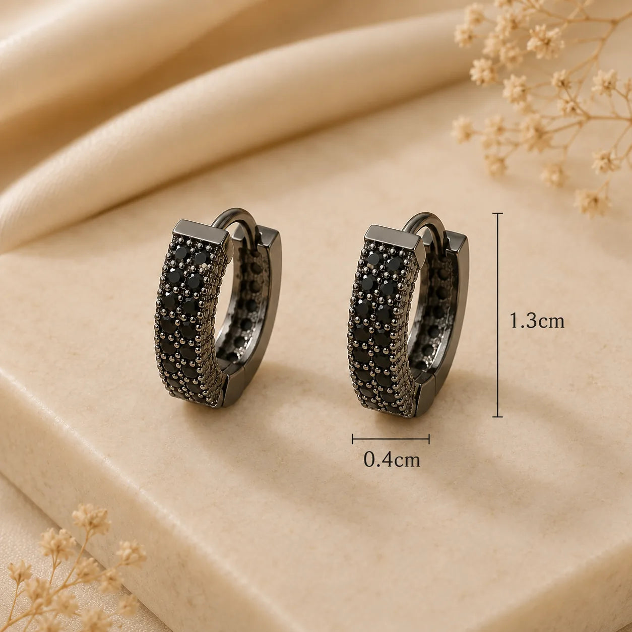 Brincos Argola Premium com Micro Zircônias
