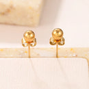 brincos, brincos femininos, brinco de cruz, brinco de cruzinha, brinco dourado, brincos antialérgicos, brinco folheado a ouro, brinco banhado a ouro, brinco de argola,