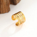 anel de aço inoxidável, aliança de namoro aço inoxidavel, alianca aco inoxidável, aliança aço inoxidável fica preta, aliança de compromisso aço inoxidável, anel aço inoxidável banhados a ouro, anel aço inoxidável dourado, anel ajustável, aliança ajustavel, aliança de namoro ajustável, Anel Fios