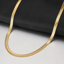 colar com pingente, colar banhado a ouro, corrente de aço inoxidável, colar aço inoxidável, colares em aço inoxidável, colar espinha de peixe de aço inoxidável