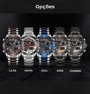 relógio de aço inoxidável, relógio de pulseira de couro, relógio de pulseira de silicone, relogio digital, relógios femininos, relogios masculino, relógios quartzo, relógio digital, relógios digitais,