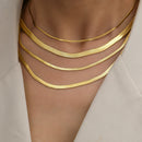 colar com pingente, colar banhado a ouro, corrente de aço inoxidável, colar aço inoxidável, colares em aço inoxidável, colar espinha de peixe de aço inoxidável