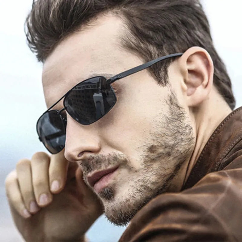Óculos de sol clássico retro masculino UV400