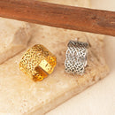 anel de aço inoxidável, aliança de namoro aço inoxidavel, alianca aco inoxidável, aliança aço inoxidável fica preta, aliança de compromisso aço inoxidável, anel aço inoxidável banhados a ouro, anel aço inoxidável dourado, anel ajustável, aliança ajustavel, aliança de namoro ajustável, Anel Trama