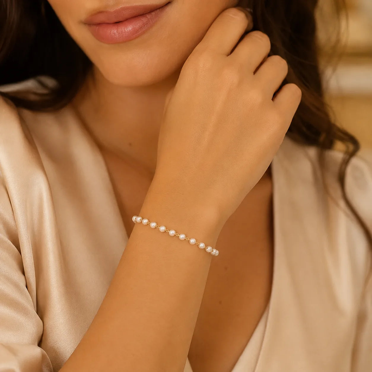 Pulseira Pérolas Constanza
