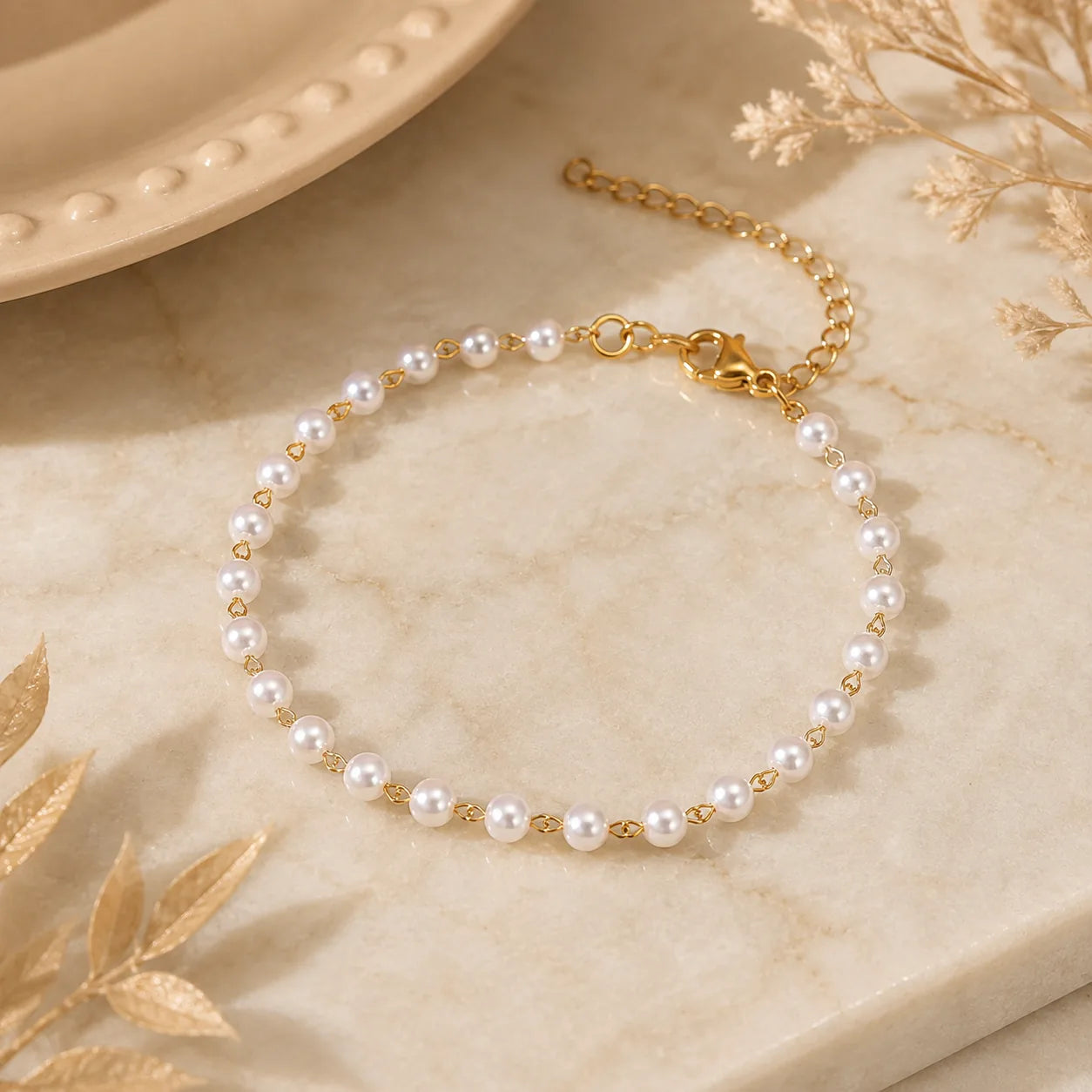 Pulseira Pérolas Constanza