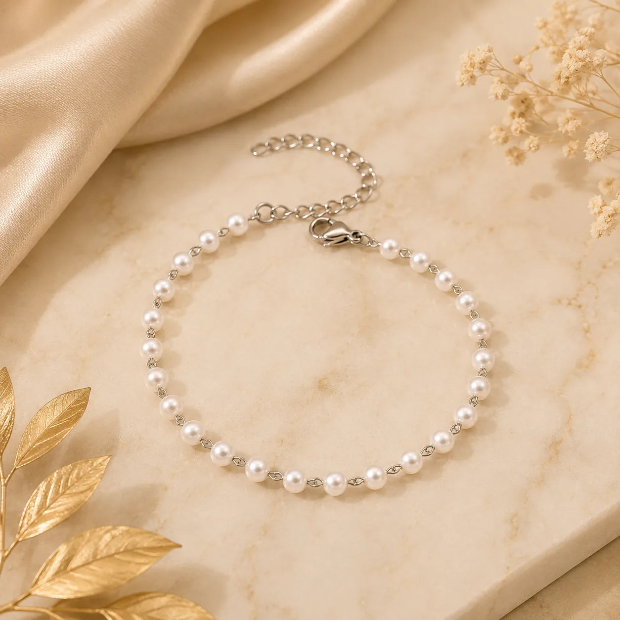 Pulseira Pérolas Constanza