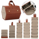 Estojo organizador para óculos em couro PU